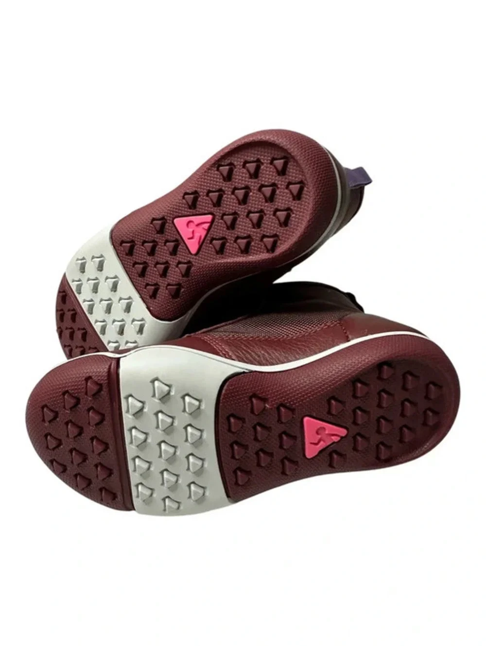 Plae Kids Burgundy Purple Fur-Lined Winter Waterproof Snow Boots
